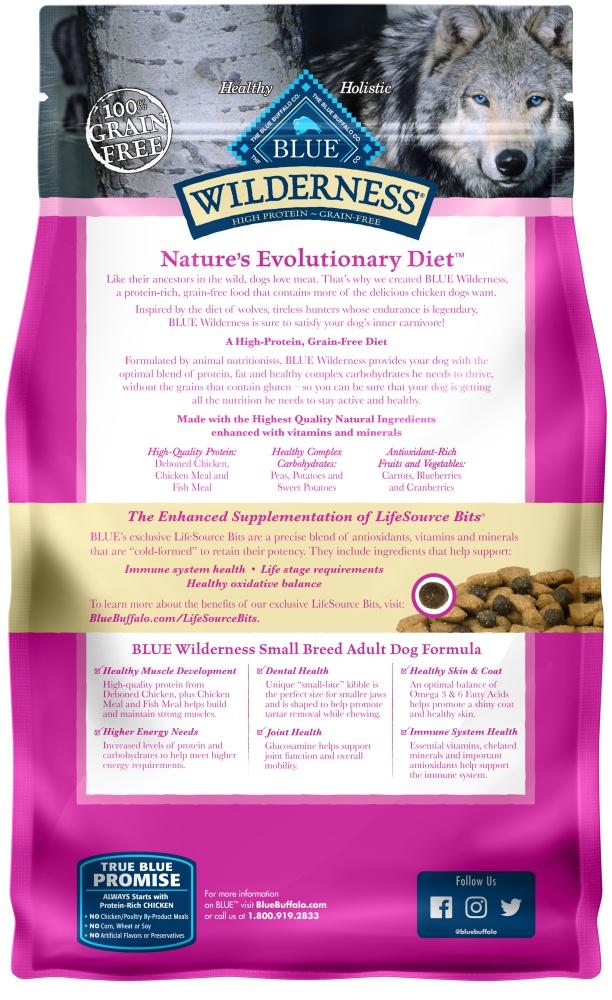 Blue buffalo grain free store small breed dog food