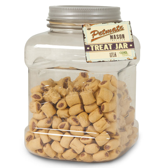 Petmate Mason Style Pet Treat Jar (150 oz)