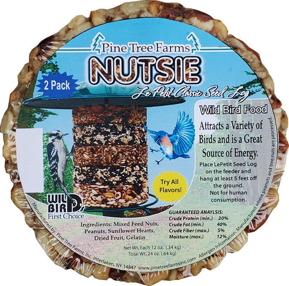 Pine Tree Farms Le Petit Nutsie Classic Seed Log