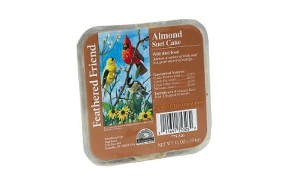 Feathered Friend Almond Suet Wild Bird Food (12 oz)