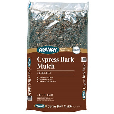 AGWAY CYPRESS BARK MULCH 3 CU. FT.