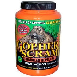 Gopher Scram Granular Repellent, 3.5-Lbs.