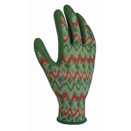 Garden Gloves, Latex-Coated, Knit Shell, Women's Medium
