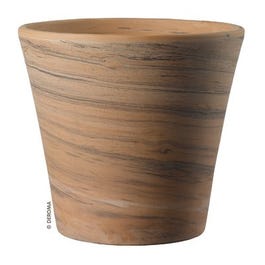 Cone Pot, 2-Tone Clay, 8-In.