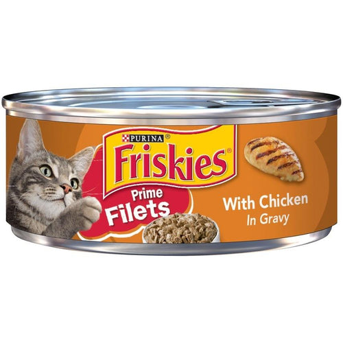 Friskies Prime Filets With Chicken In Gravy Canned Cat Food Mt