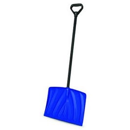 Poly-Coated Snow Shovel With D-Grip Handle, 18-In.