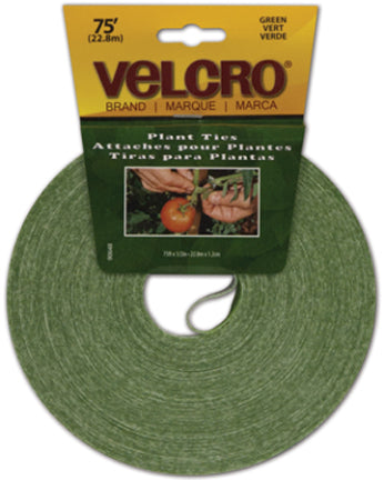 VELCRO®, Brand 75FT X 1/2IN GR PLANT TI