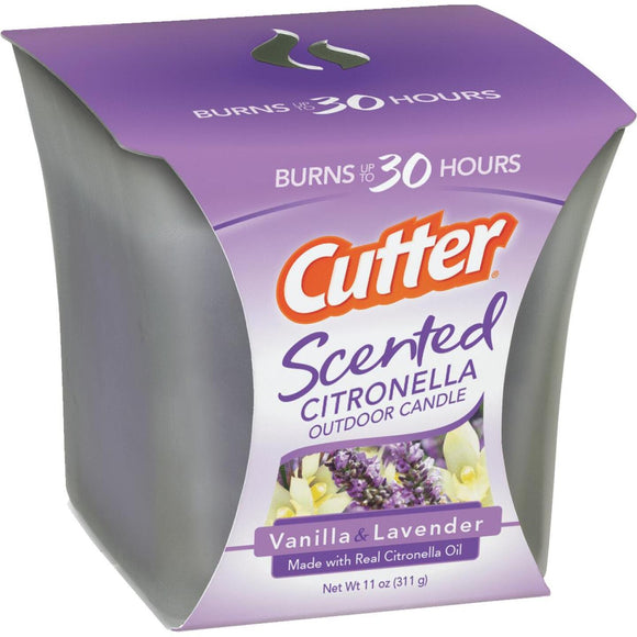 Cutter 11 Oz. 1-Wick Vanilla & Lavender Scented Citronella Candle