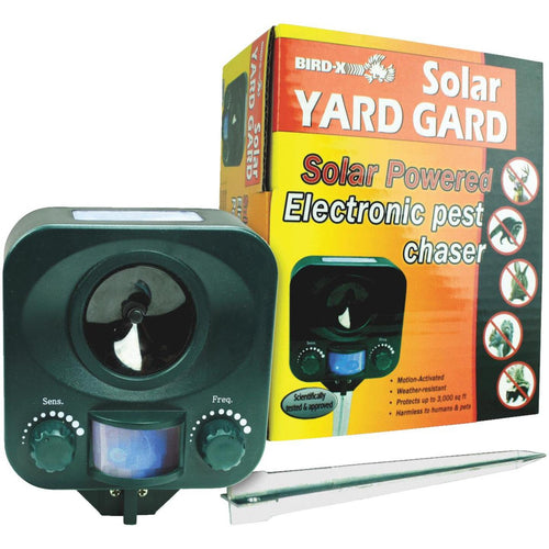 Bird-X Yard Gard 3000 Sq. Ft. Coverage Solar Electronic Pest Repellent