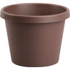 Bloem 8 In. Dia. Chocolate Poly Classic Flower Pot